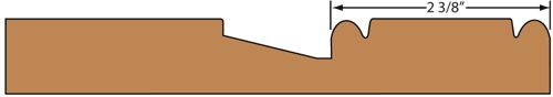 cross section of Brisbane cabinet door